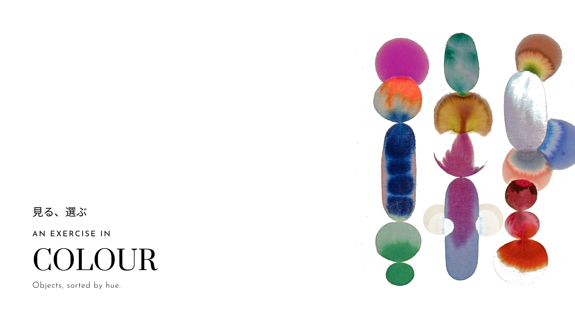 Abstract color shade artwork